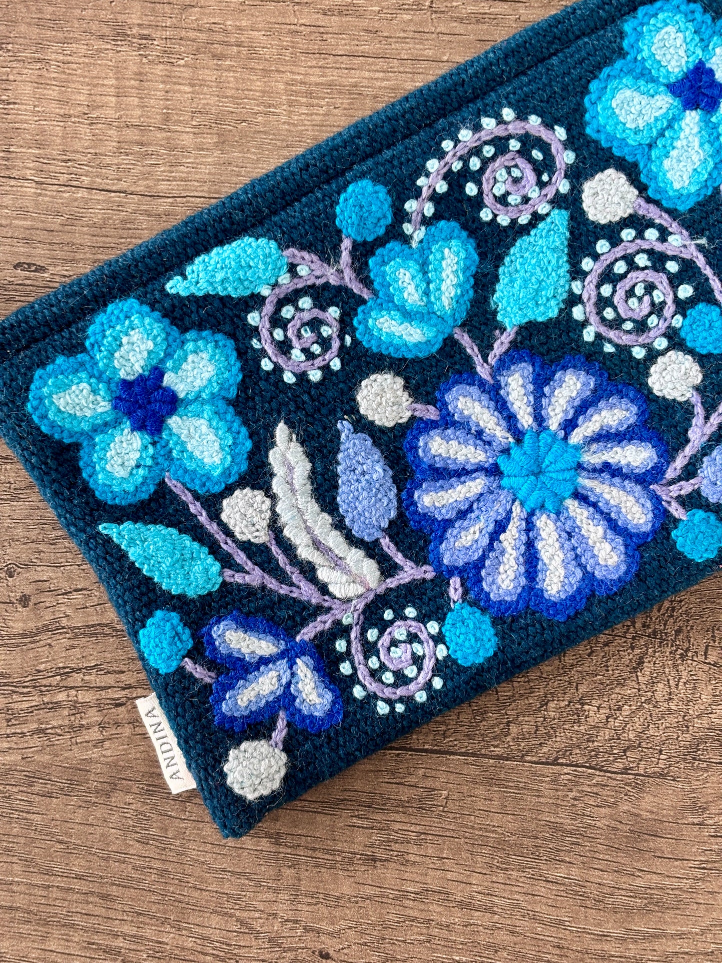 Cosmetic Pouch - Green/Blue