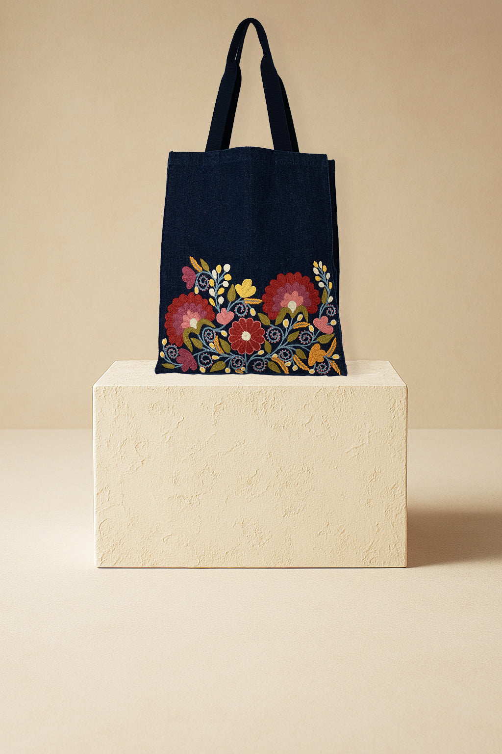 Eco Totebag (red + embroidery) Intro price