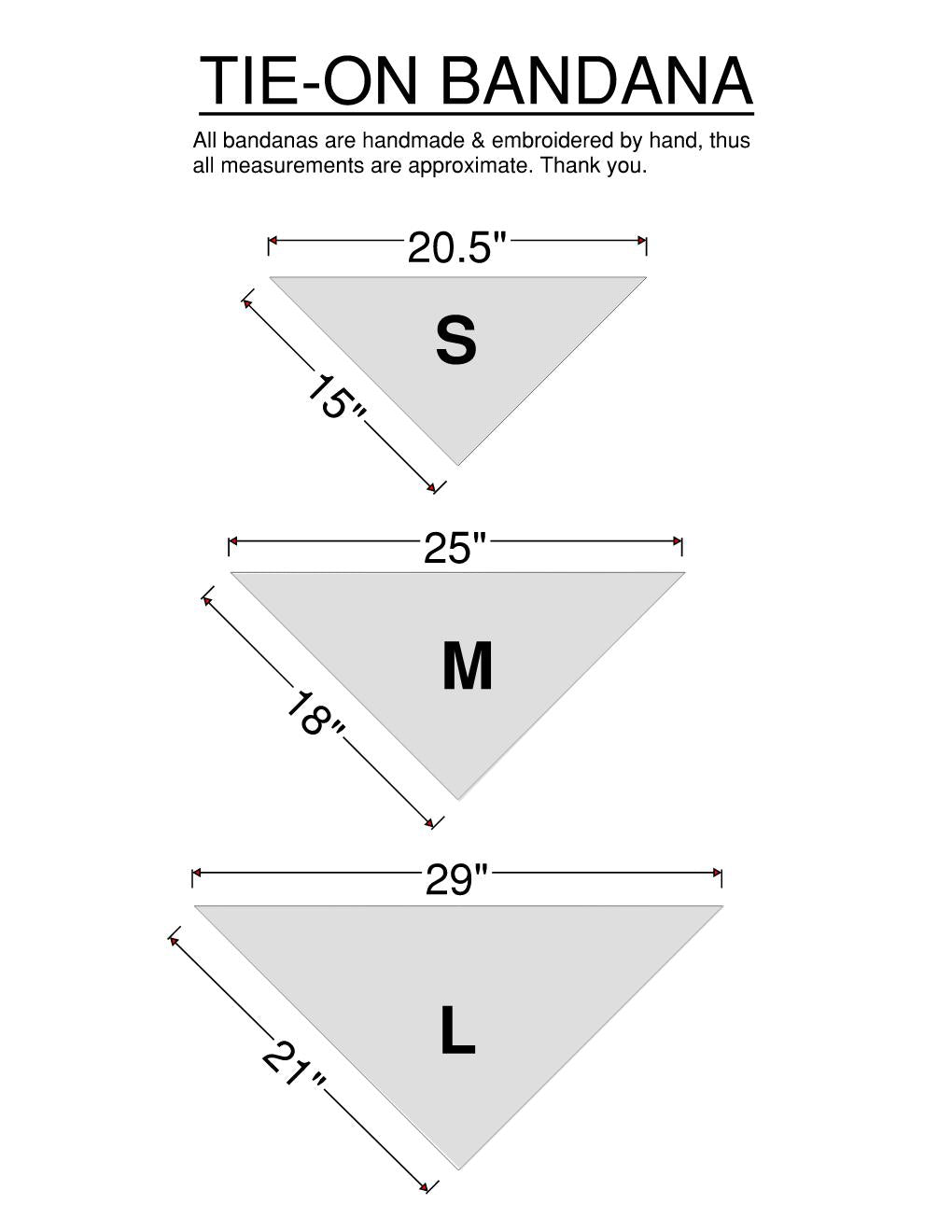 Handmade Dog Bandana