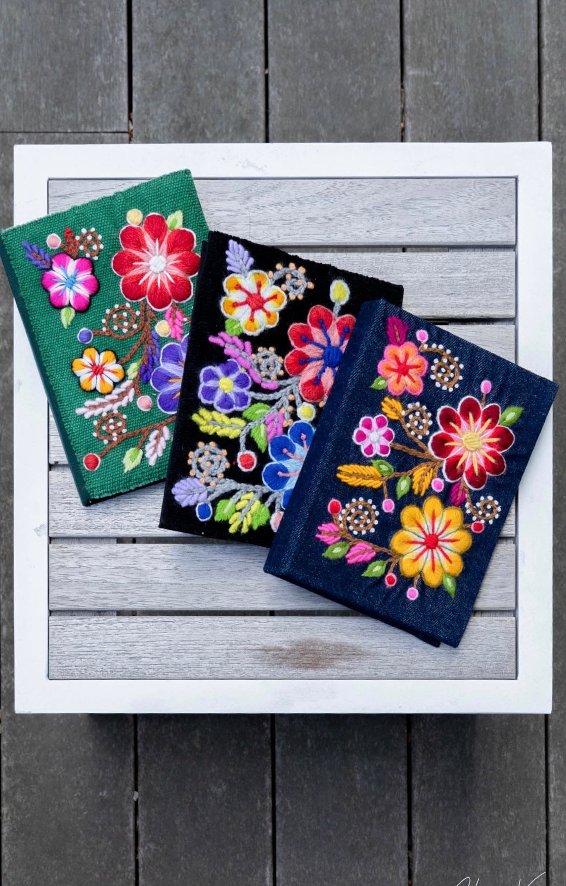 Andina - Hand Embroidered Notebook