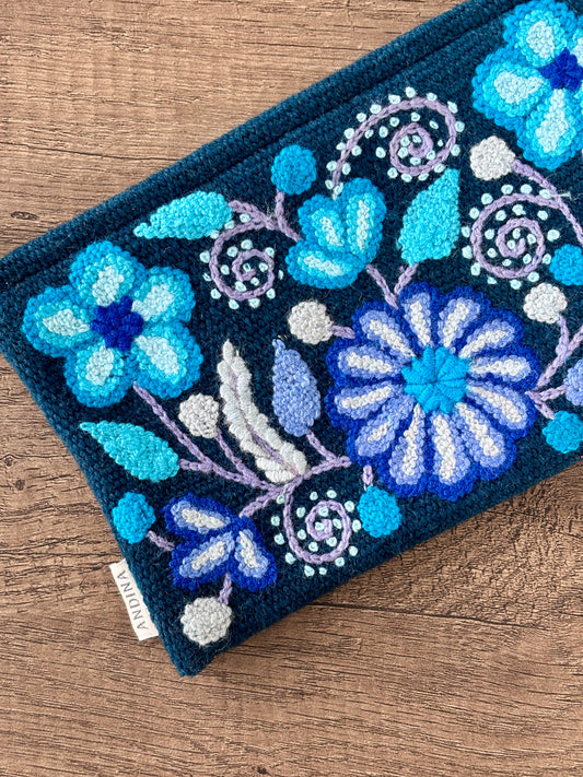 Cosmetic Pouch - Green/Blue