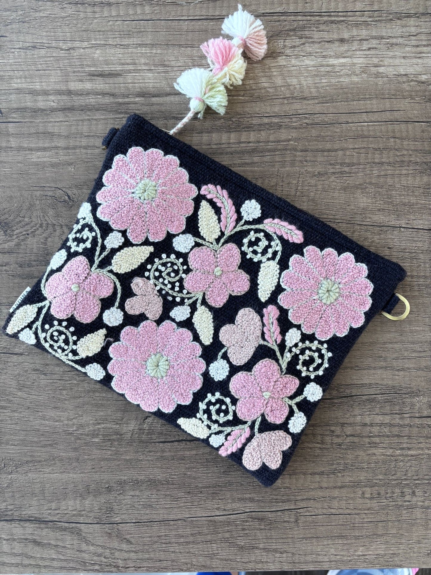 Crossbody purse - Black / Pink