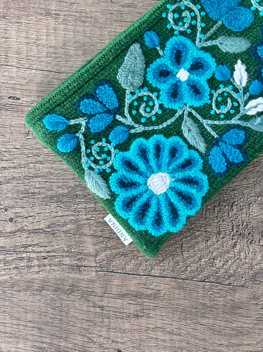 Cosmetic Pouch - Green/Emerald