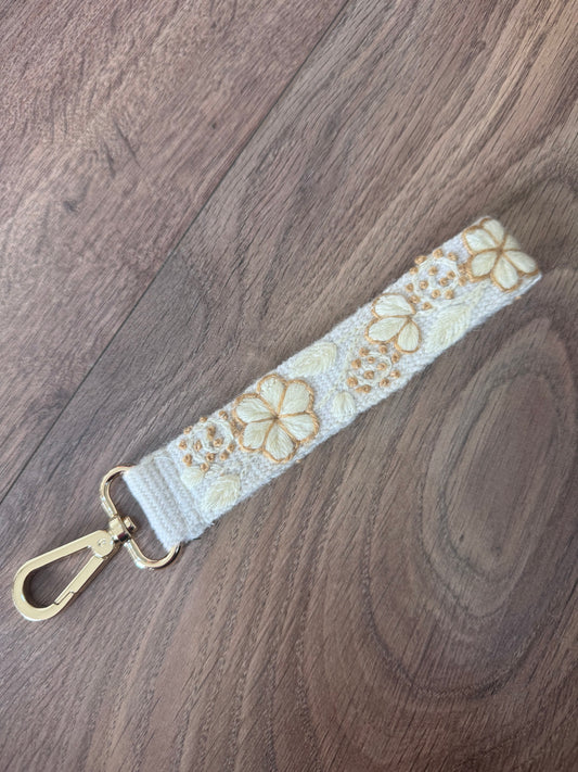 Wristlet strap keychain (W)