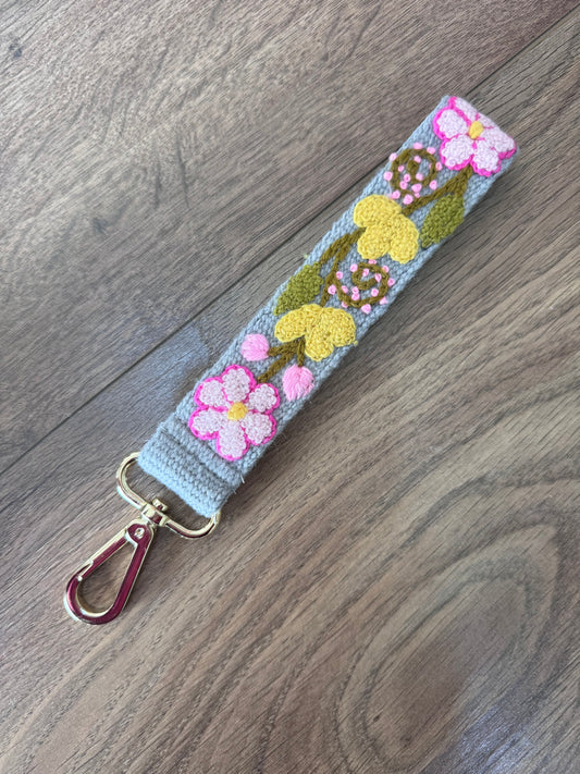 Wristlet strap keychain (4)
