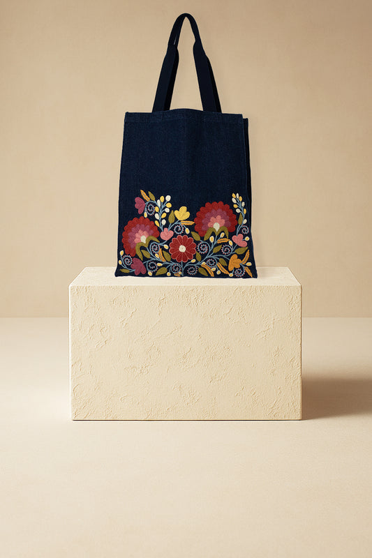 Eco Totebag (red + embroidery) Intro price
