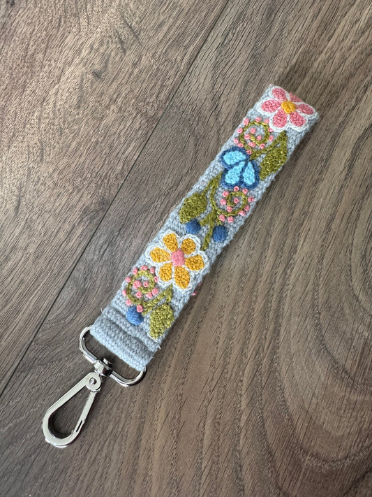 Wristlet strap keychain (7)
