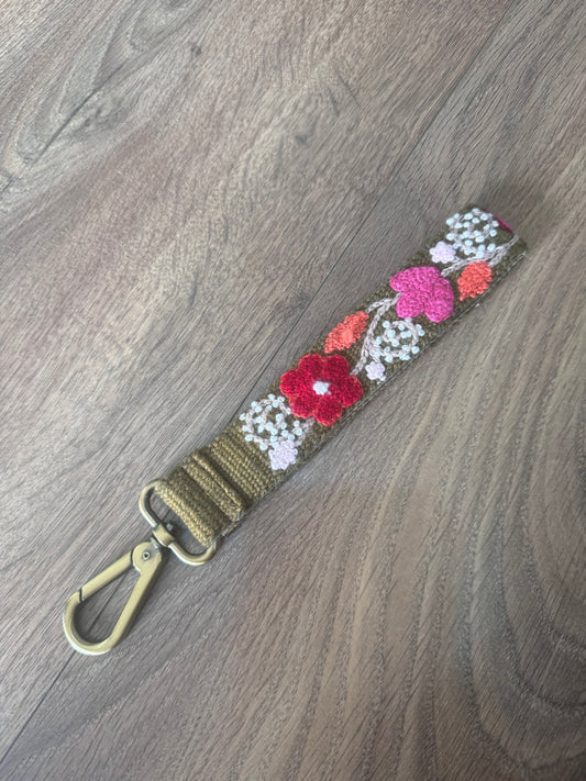 Wristlet strap keychain (D)