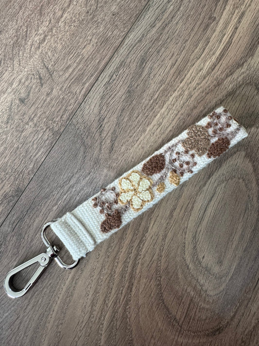 Wristlet strap keychain (V)