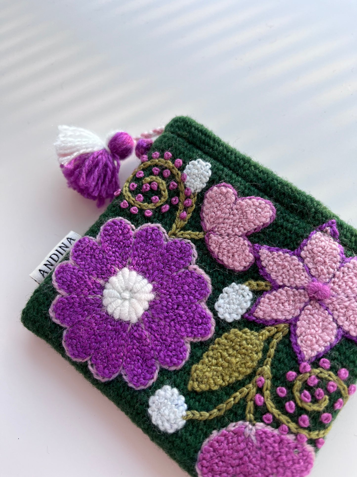 Coin Pouch - Green/purple