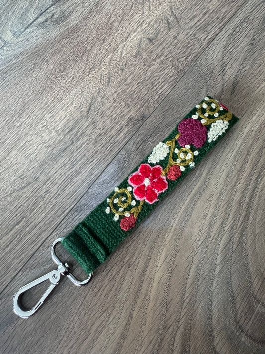 Wristlet strap keychain (F)