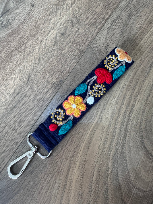 Wristlet strap keychain (C)