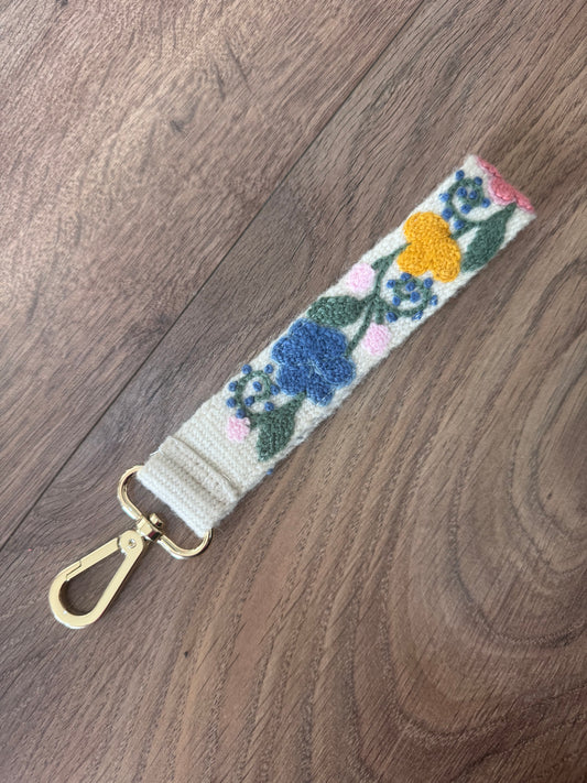 Wristlet strap keychain (P)