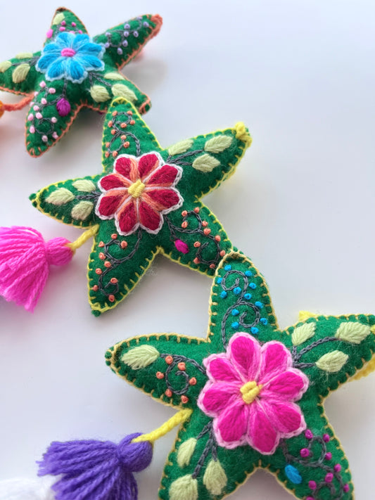 Ornaments - Stars (Green)