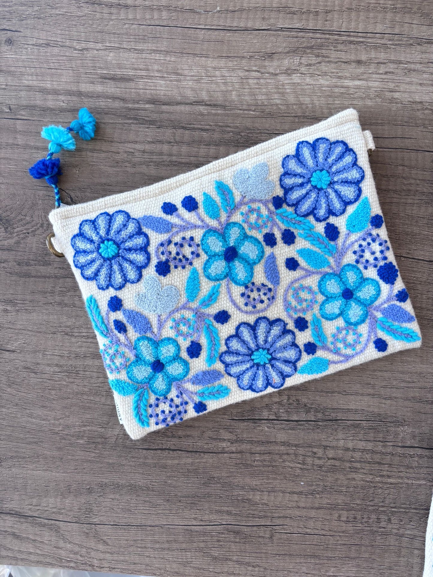 Crossbody purse - Blue / Light blue